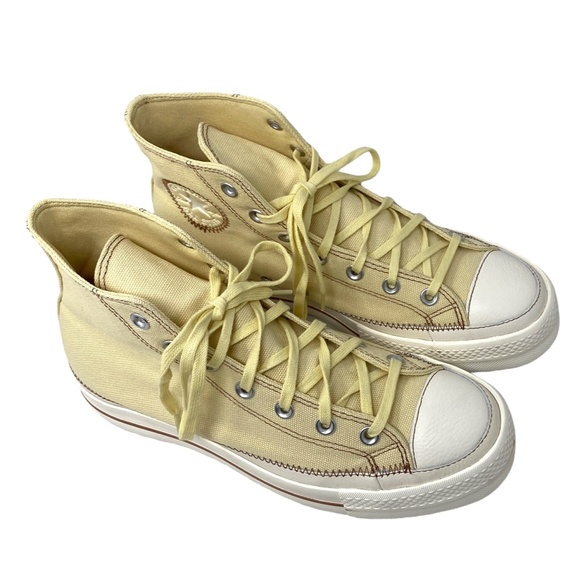 Converse Ctas Lift Hi Canvas Shoes Women Platform Sesame Skate Sneakers A04659C - Picture 3 of 10